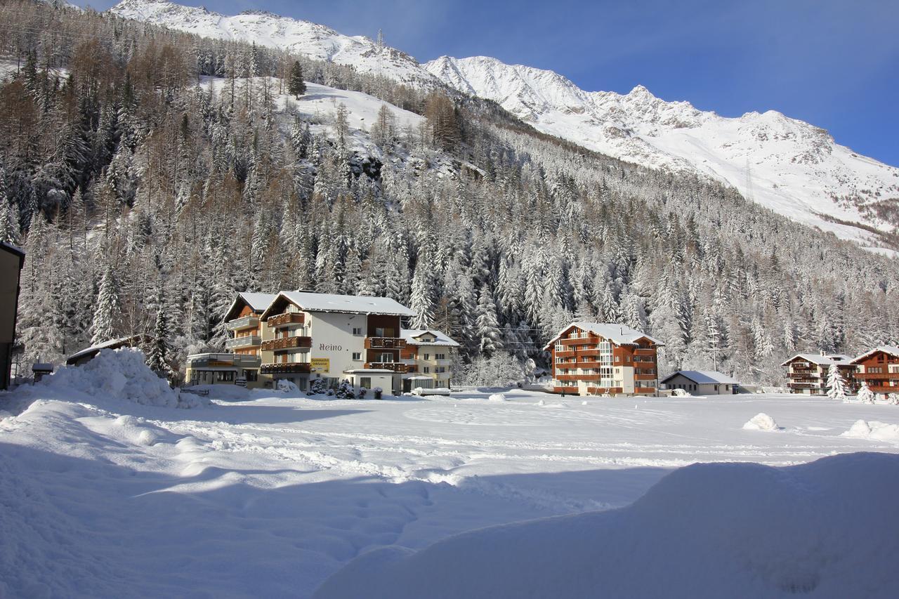 Pension Heino Saas-Grund Exteriör bild